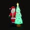 Mr. Christmas 7ft. Santa and Tree Outdoor Lit Inflatable
